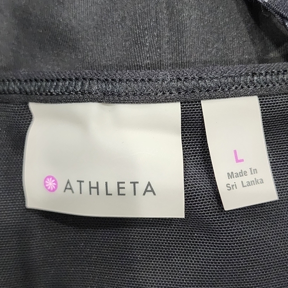 Athleta Pullover Black Sports Bra - Size Large - Picture 8 of 8